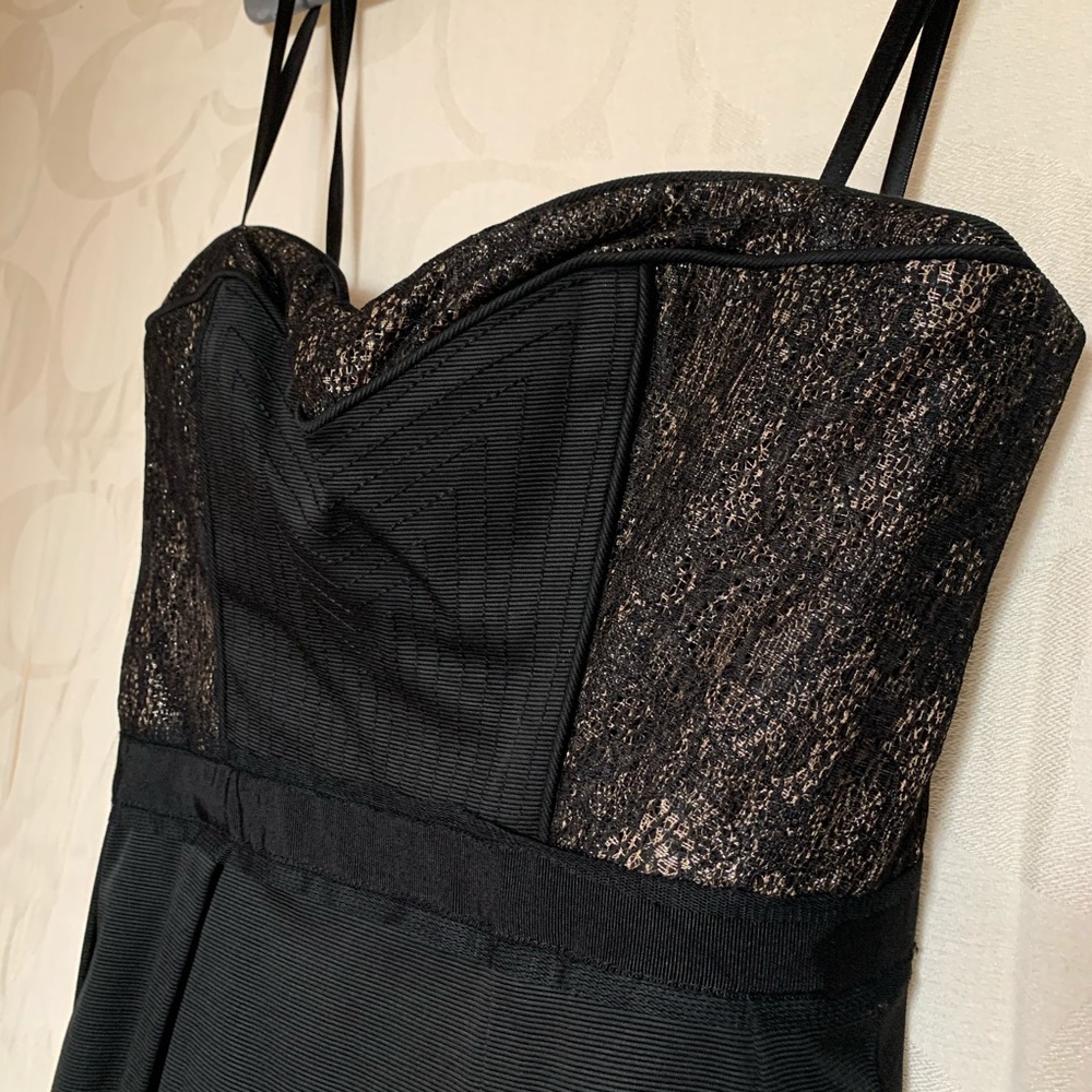 Black BCBG Strapless Dress